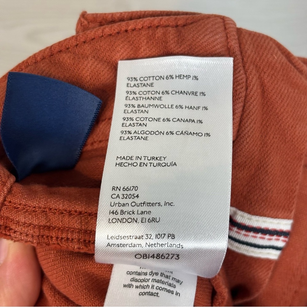 Pilcro Wide Leg Cargo Pants in Rust - Picture 13 of 13